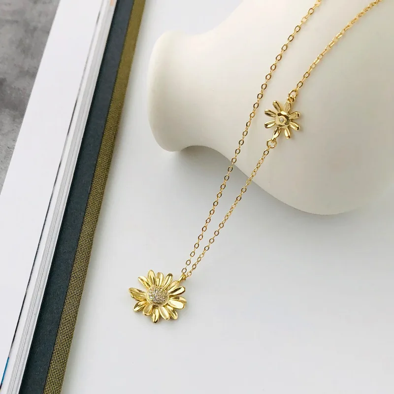 Daidan Charm Necklace Women Cubic 
