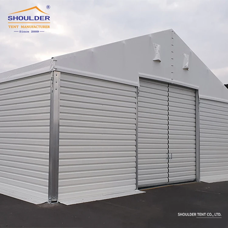 Customized Warehouse Storage Tent Aluminum Frame PVC Outdoor Temporary for  Car Mining Large Retailers Industrial Occasion Tents