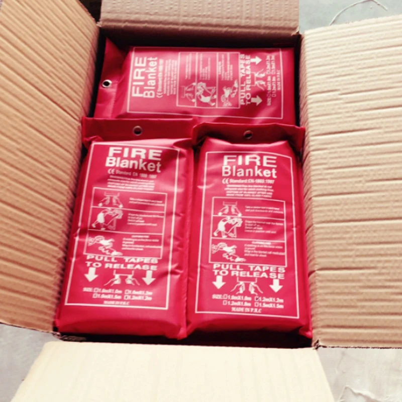 Fire Extinguish Insulation Blanket Fireproof Fiberglass Emergency Fire Blanket Fireproof Blanket