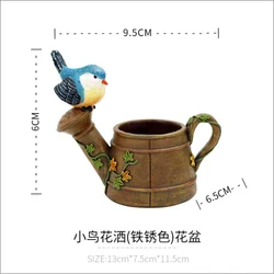 Roogo каучуковые коррозионные цветочные горшки для балкона в форме душа