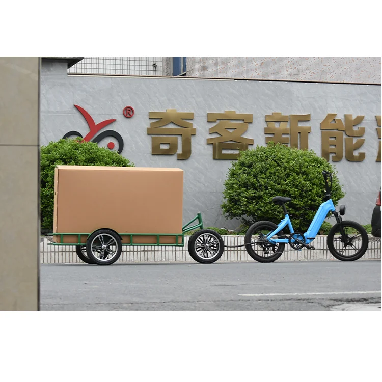 Foldable Steel Frame Bicycle Trailer Travel Camping Fishing Cargo Utility Bike Trailer