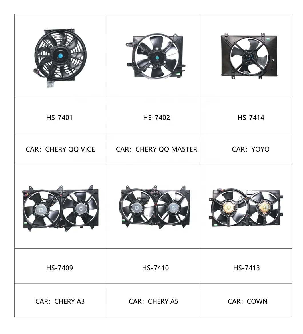 HESHUN Radiator Fans for Nissan ALTIMA 02-07 & MAXIMA 04-08