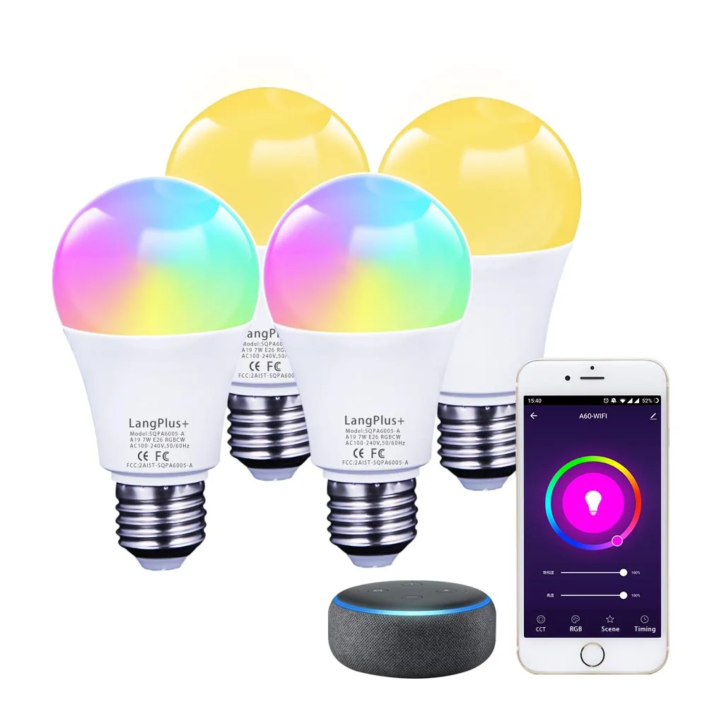 Oem Odm 9w E26 E27 B22 Wifi Smart Lamp Smart Light Bulb With Tuya Google Home Alexa Color Changing Wifi Smart Bulb Buy Rgbw Wifi Smart Light Bulb 9w Wifi Smart Led