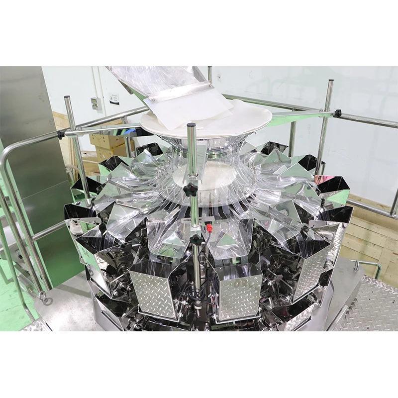 Automatic Ice Cube Bag Filling Packaging Machine Small Ice Block Tube 1kg 3kg 5kg Weighing Packing and Sealing Machine