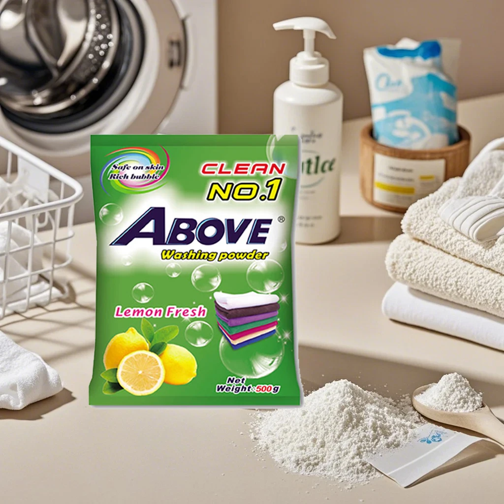 Kuwait Bahrain Uae Oman Perfect Formulation Laundry Detergent Washing Powder 500g 1kg 2kg for Customized Brands Logo