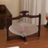 Rotating glass fruit plate D