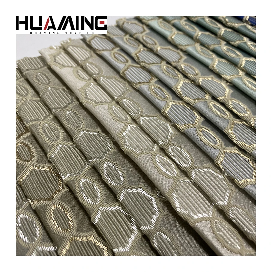Jacquard Polyester Fabric with Imitation Skill Touch and Brocade Pattern Woven Yarn Dyed for Home Textile Use for Boys