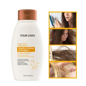 Oatmeal & Apple Cider Vinegar Moisturizing Hair Shampoo Hypoallergenic for Sensitive Scalp & Frizz-Free Smooth Hair Shampoo