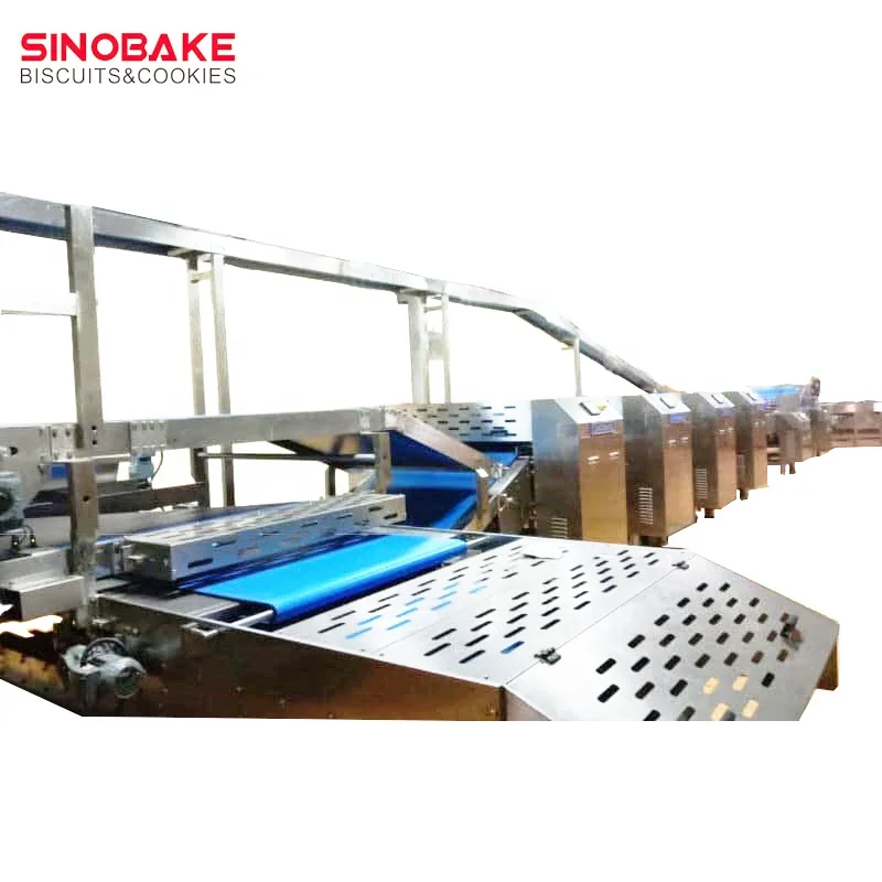 Машина SINOBAKE для производства жесткого бисквита хлебобулочное оборудование линия по производству бисквитов неправильной