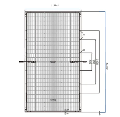 Smart Solar Panel Half Cell Half Cell Solar Panel Silicon Sun Power 450W 480W 500W 550W Price PV Model Solar Panel
