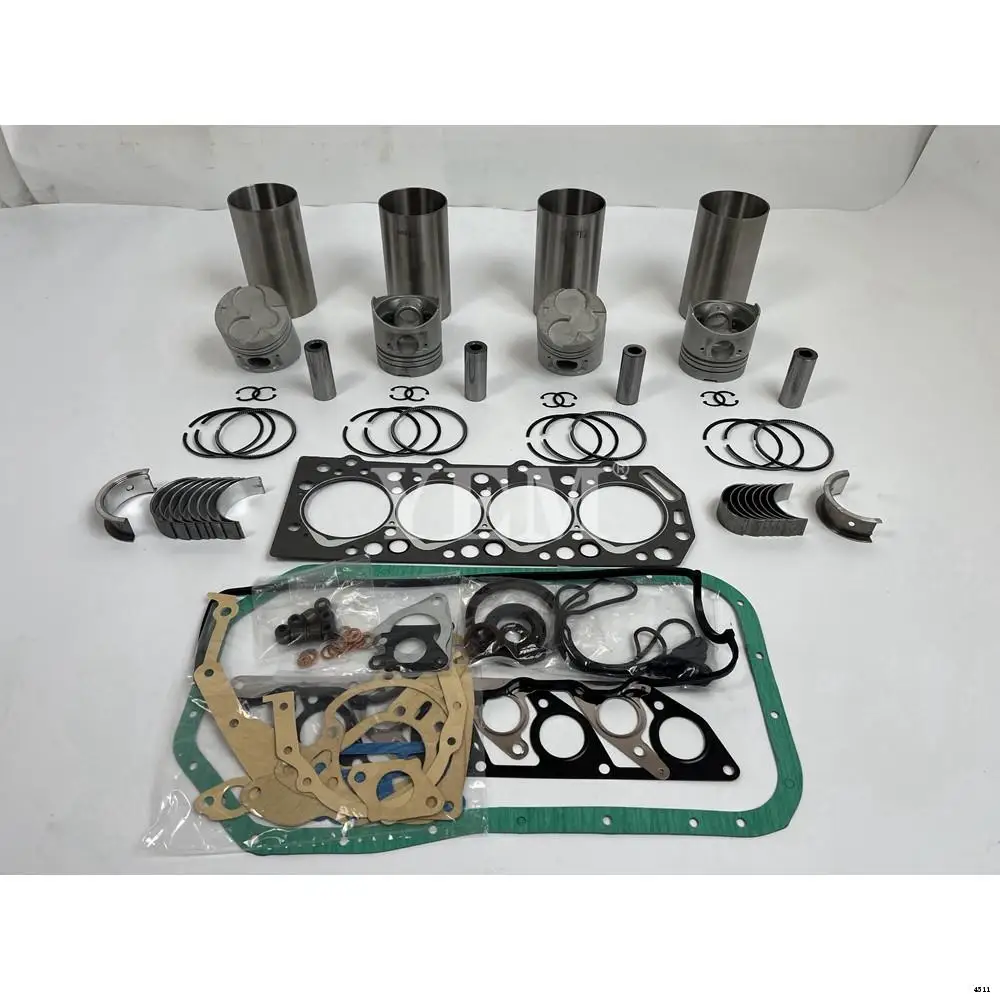 4D55 Overhaul Kit With Piston Rings Liner Full Gasket Set Bearings for Mitsubishi