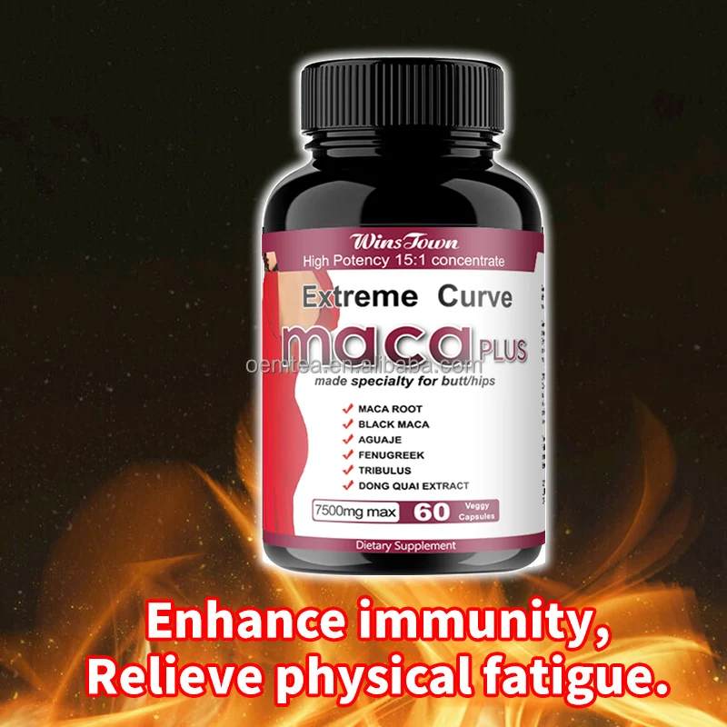 Oem Popular Products 2022 Maca Root Pills Curves Maca Extract Capsules