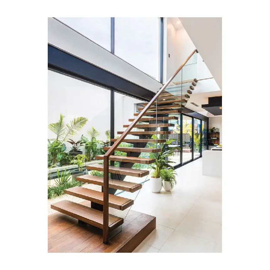 Solid Ash Wood Stair Treads Indoor and Outdoor Wood Stair Steps