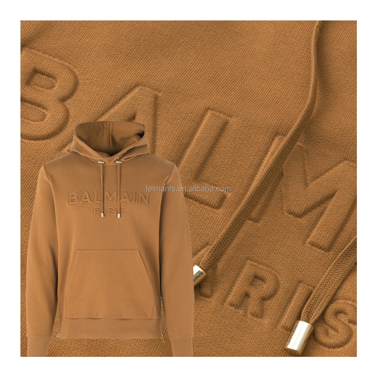3d Embossed Hoodie 