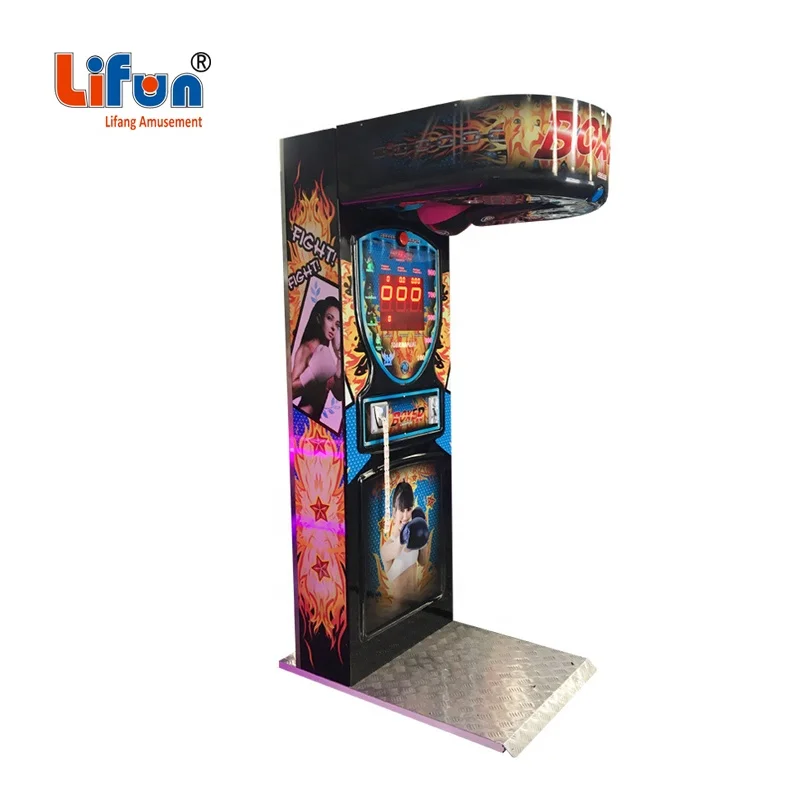 Indoor Amusement Coin Operated Games Punching Ultimate Maquina De Boxer Electronic Tickets Redemption Arcade Boxing Machine