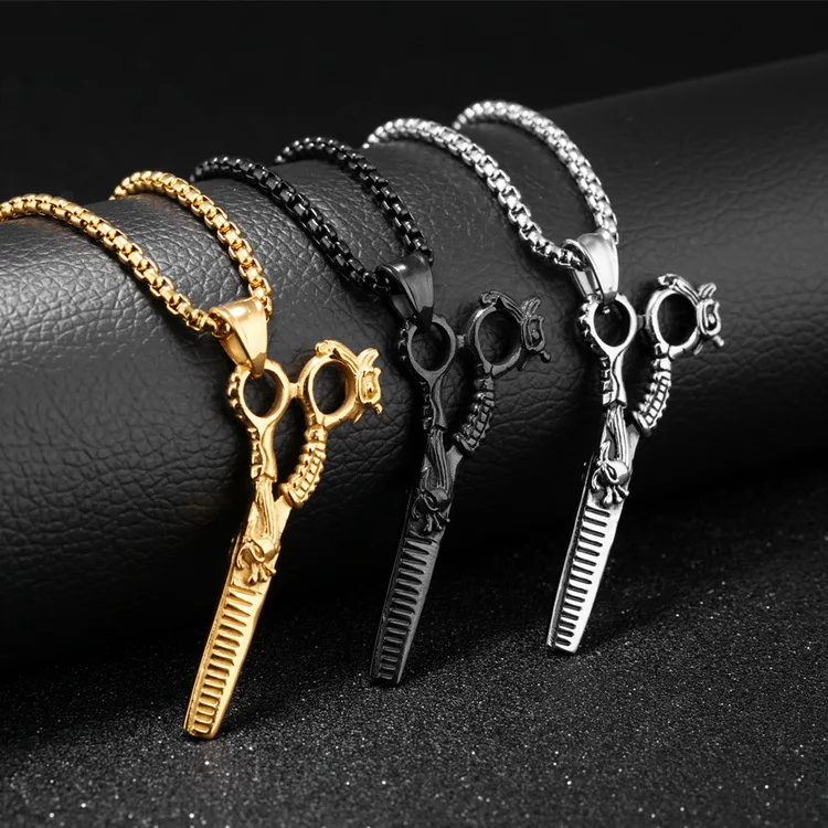 Korea Steel Jewelry 316l Stainless Steel Chain Necklace men's fashion  silver color Necklace Hip Hop women Jewelry kpop