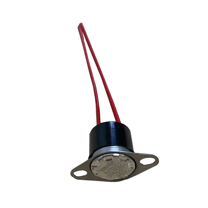 Waterproof Electric Thermostat Temperature Control Switch Fixing Ring KSD301 for Household Soymilk Maker 250V 10A Auto-reset