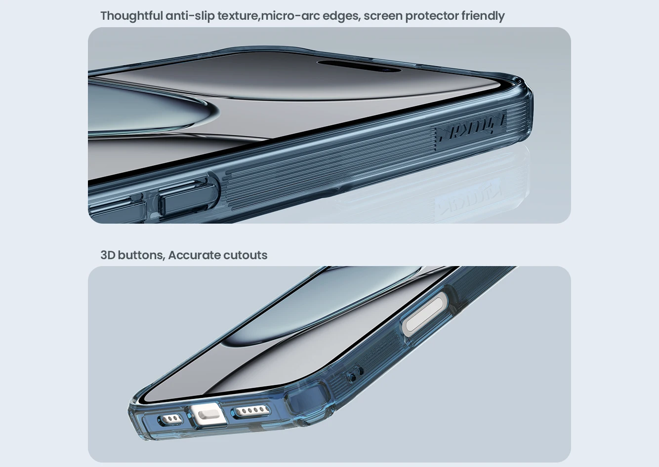 Nillkin Nature TPU Pro Magnetic Case for iPhone 15 Pro Max | Nillkin Case for Iphones 16 - 16 Pro Max | Nillkin Nature TPU Pro Magnetic Case for iPhone 15 Pro Max | Nillkin
