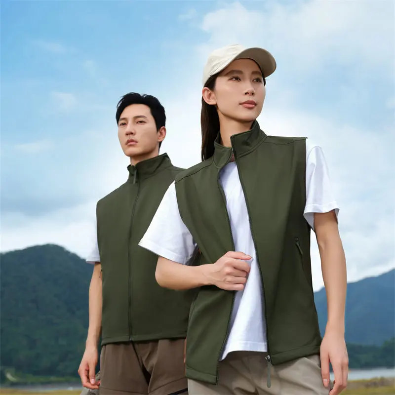 Жилет унисекс для мужчин и женщин с логотипом на заказ