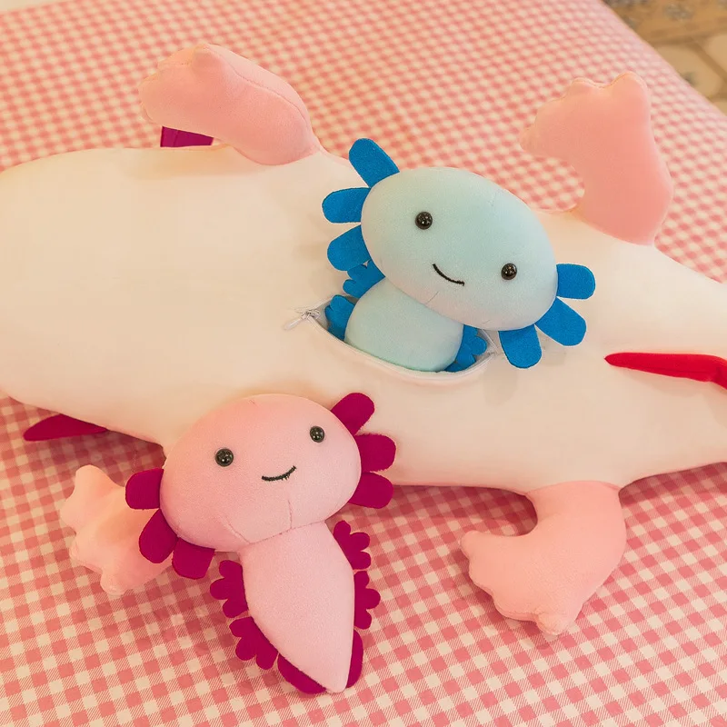 Cartoon Axolotls Plush Toys Stuffed Animal Axolotls Plushie Toy For ...