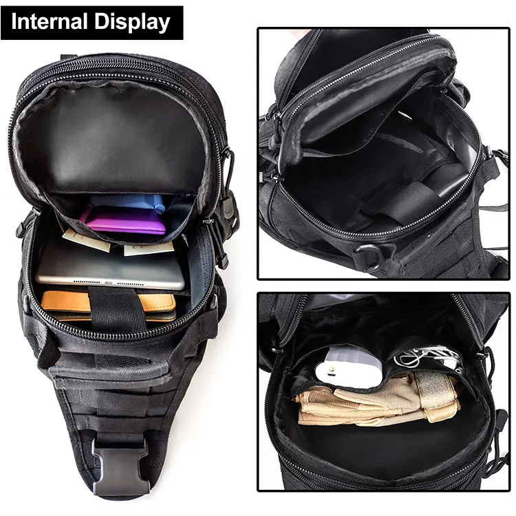 1000d Nylon Cordura Adult Army Mountaineering Outdoor Mini Messenger Backpack Single Sling Tactical Crossbody Bag
