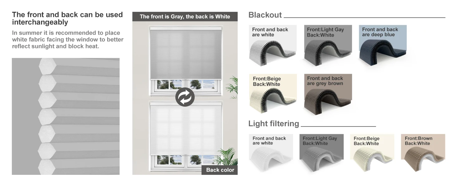 No Drill Install Window Curtain Blackout Fabric Smart Motorized Shades ...