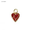 Red Pointed Heart 22*17.6mm