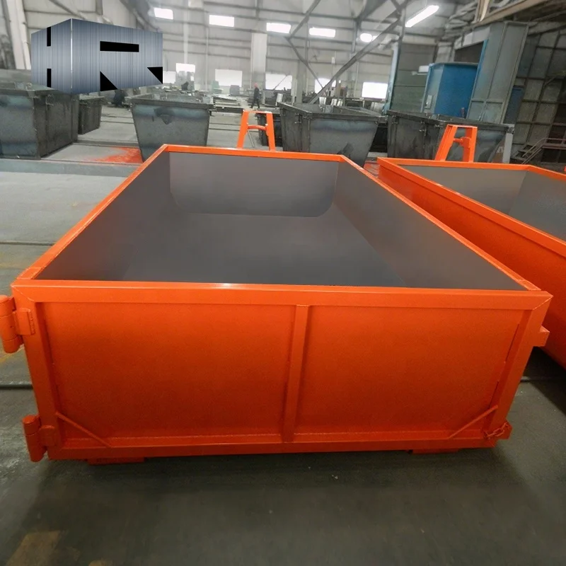 Customized 6CBM Roll-Off Dumpster Special Waste Recycling Container with Hook Lift Bin Brand New Condition