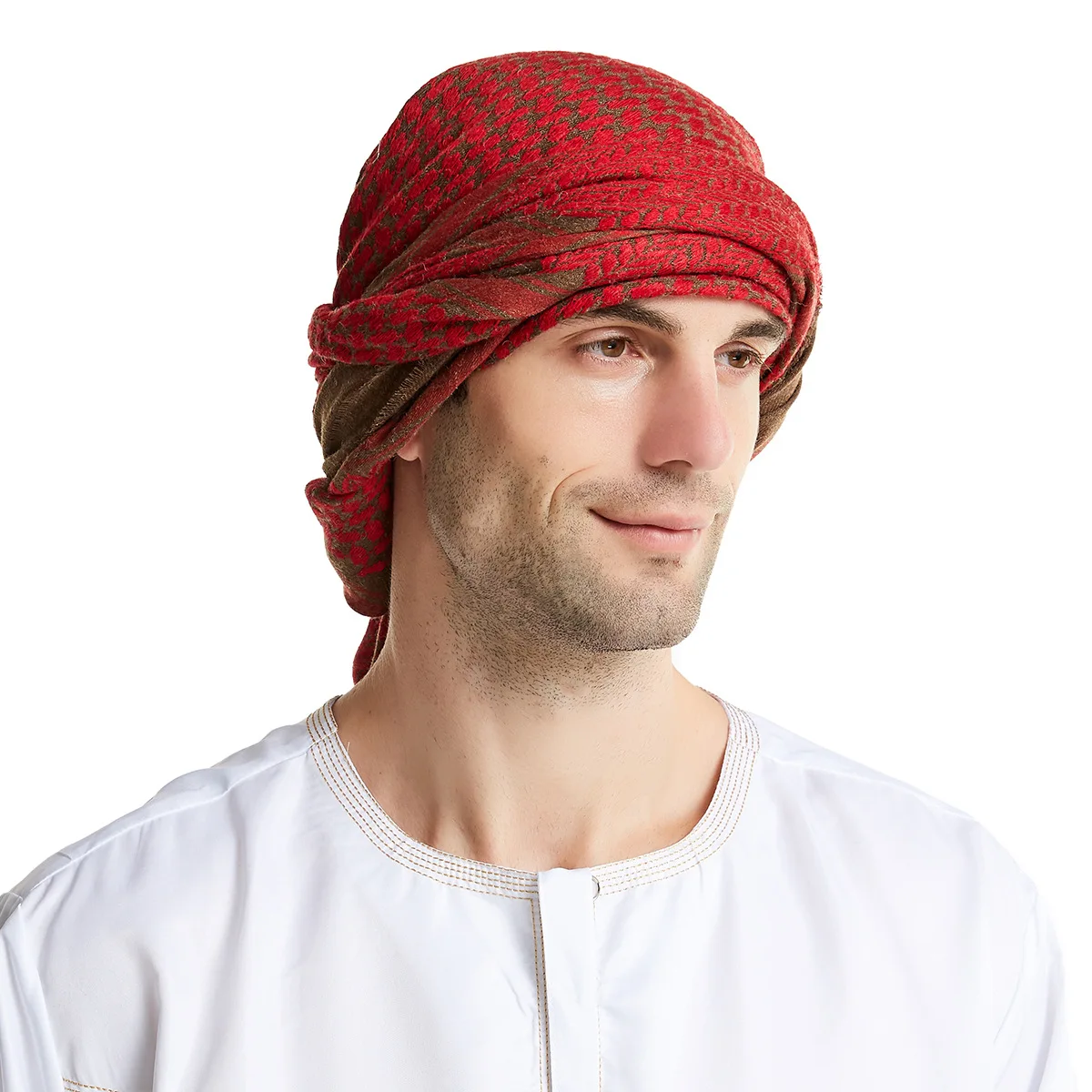 Wholesale Men Arab Kafiya Keffiyeh Turban Thick Muslim Hijab