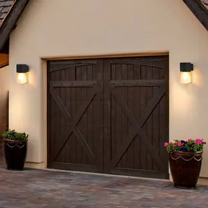 Vertak 15W Outdoor Garden LED Wall Hot Sale E27 Square Powered Aisle Balcony Light Waterproof PC Warm White 3000K for Aisle