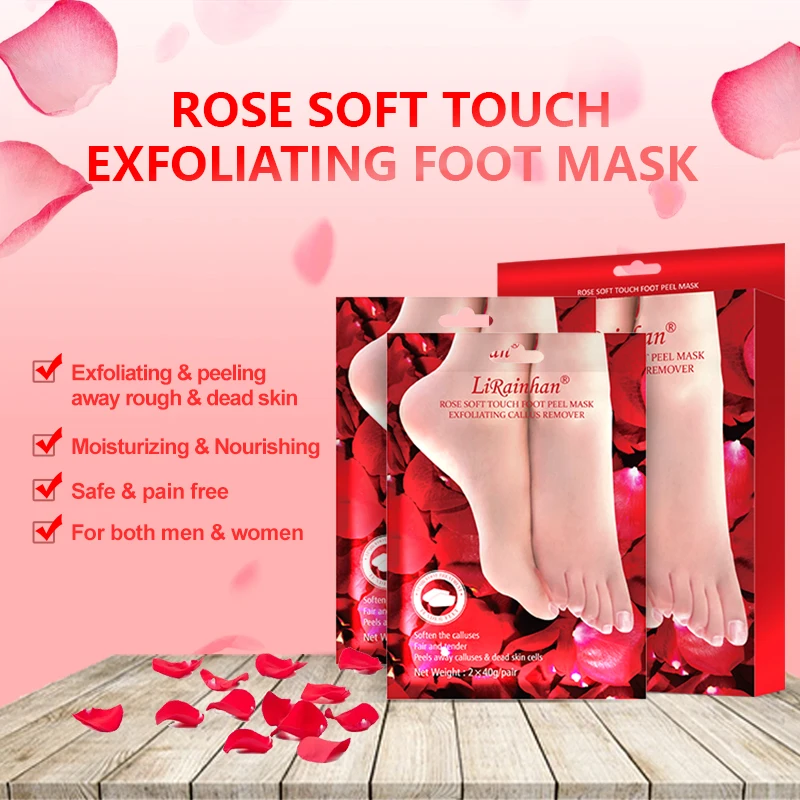 OEM 2 Pairs Exfoliating Best Effective Dead Skin Removing Foot