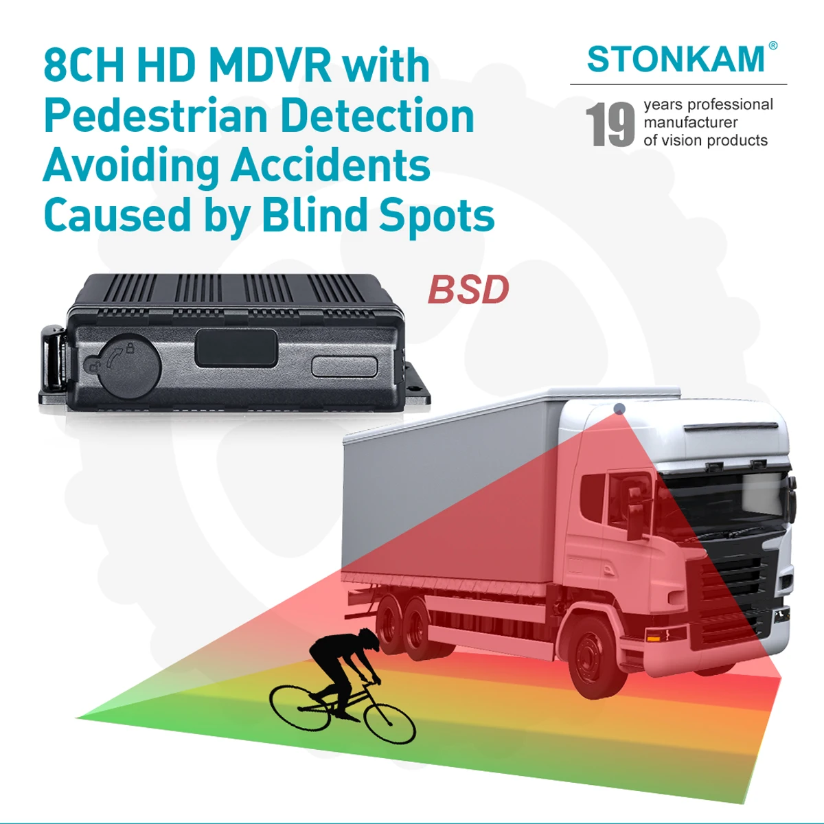 STONKAM 8ch dvr 4g gps ai mobile dvr Поддержка школьного автобуса 360 вокруг мониторинга/ADAS/BSIS/DMS функция
