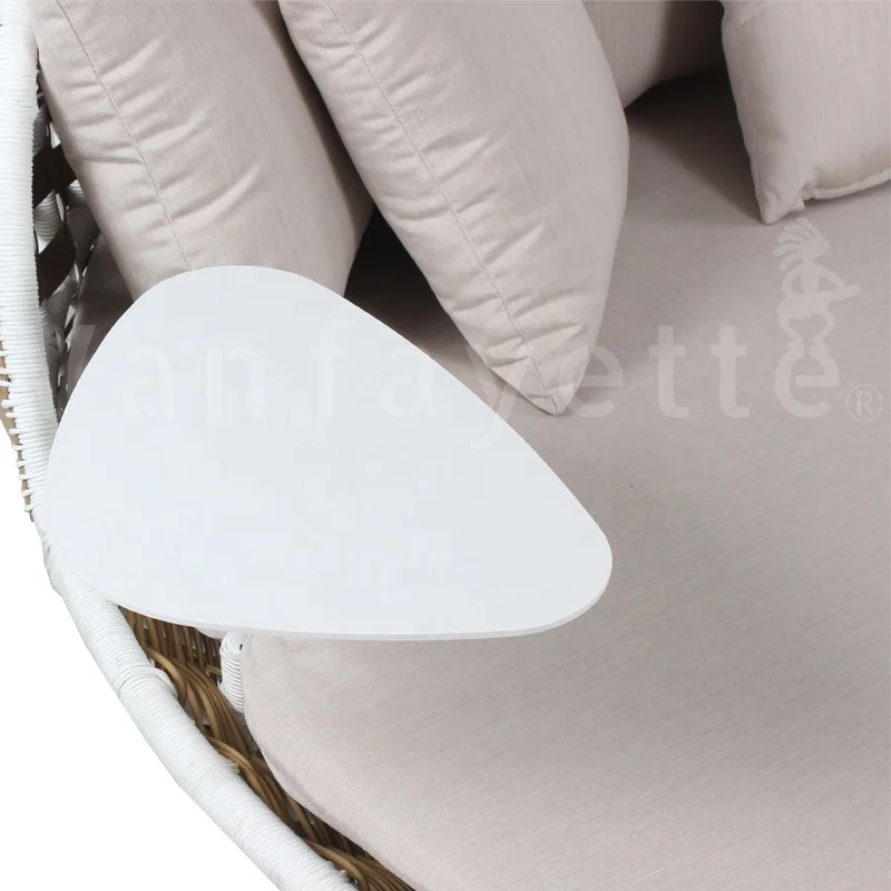 Outdoor Hanging Daybed Outdoor Swing Bed Wicker Round Hanging Bed