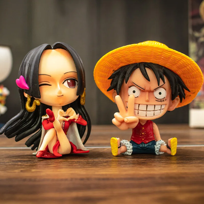 ワンピース　mameco sama 9CM One Pieced Zoro Ace Luffy Model Nico Robin Nami Action