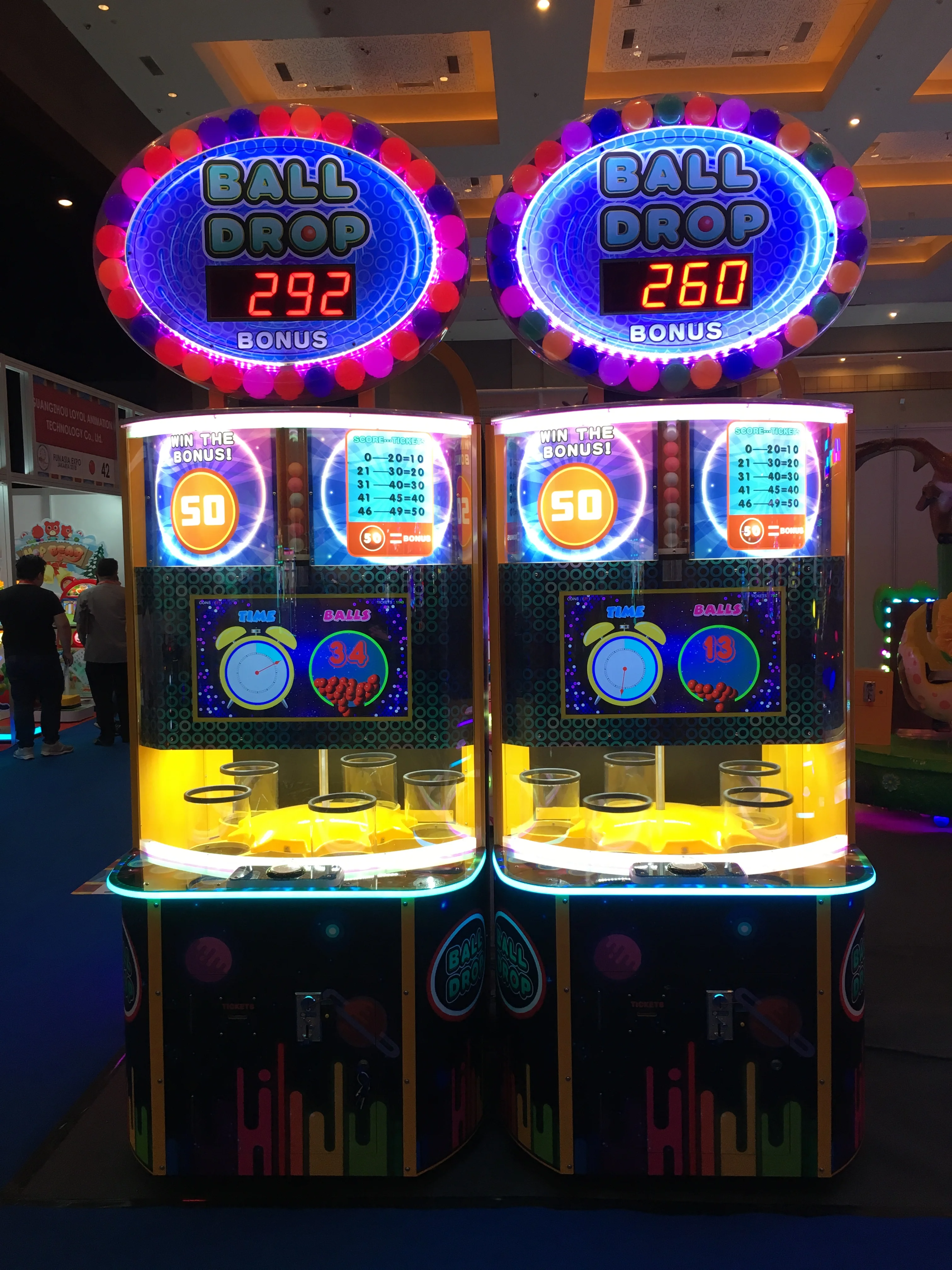 Coin Operated Ball Drop Redemption Game Machine| Alibaba.com