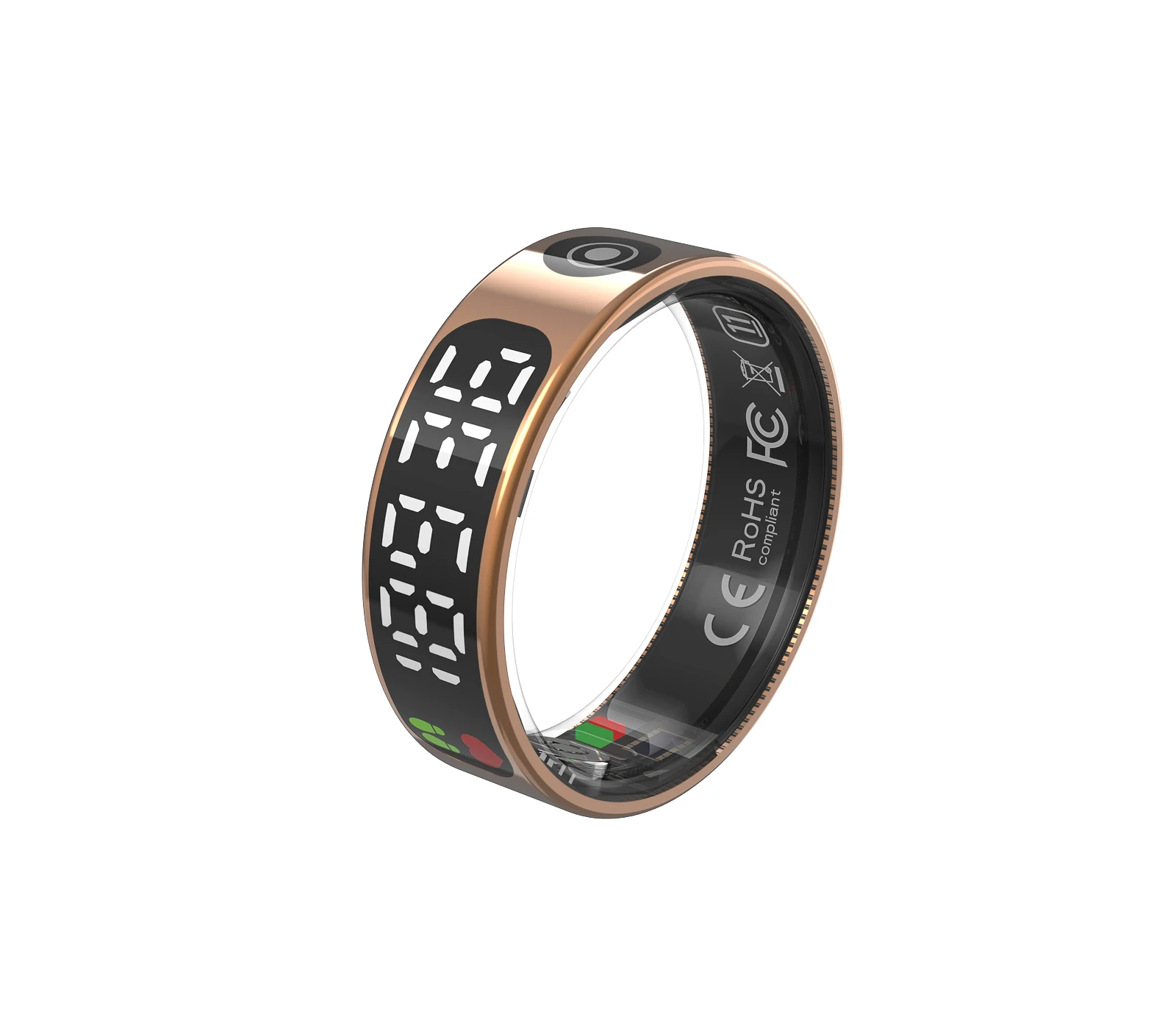 Kardia Mobile Q520 Smart Ring With ECG Monitor Heart Rate Blood
