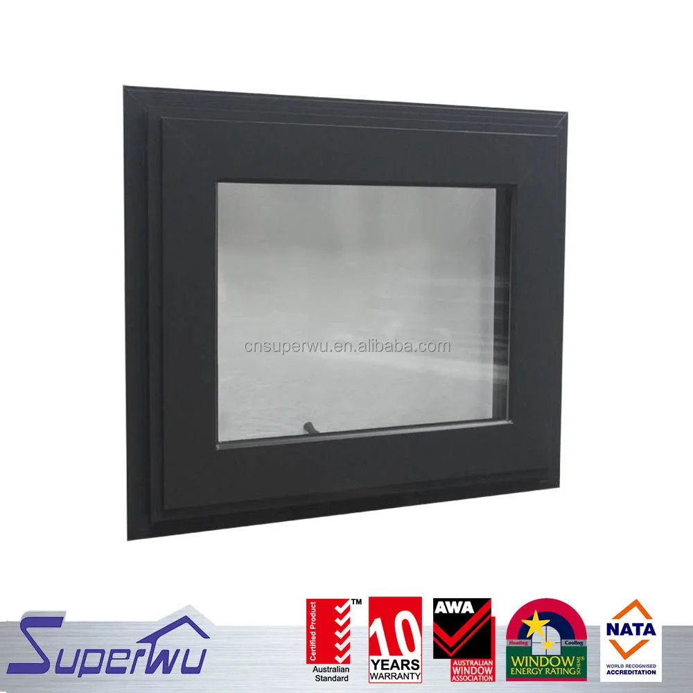 USA Market Certified Hurricane impact Aluminium awning windows with Laminated impact glass