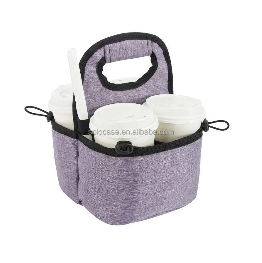 4 Cup Collapsible Cooler Tote Bag