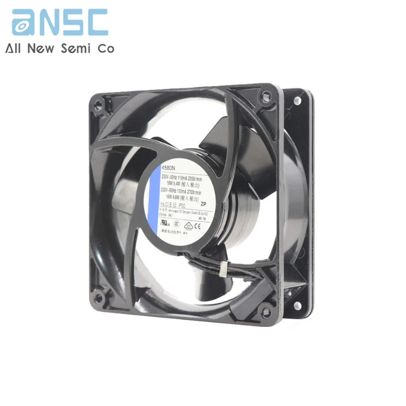 Original Axial fan 4580N Compact fan 18W 230V cabinet cooling fan