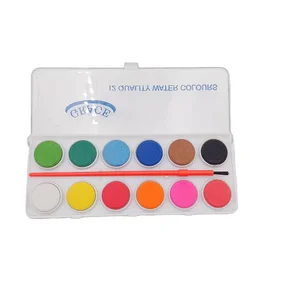 12 Colors  Best Selling Watercolor Artist Solid Watercolor Paint Kit  for Children