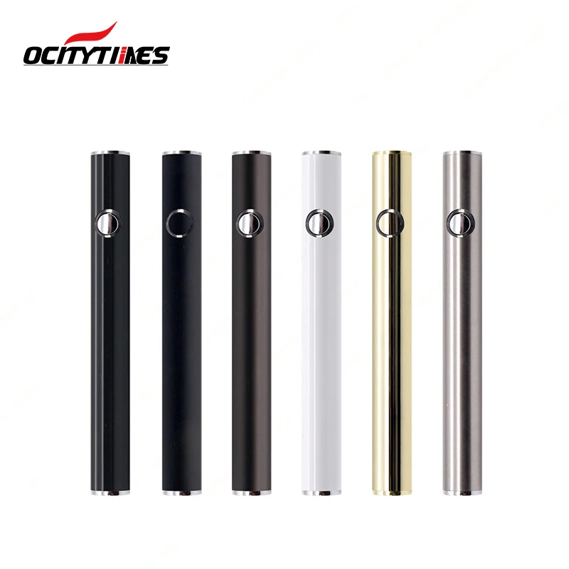 Black cbd oil vaporizer battery 510 battery cartridge rechargeable vape pen cbd battery