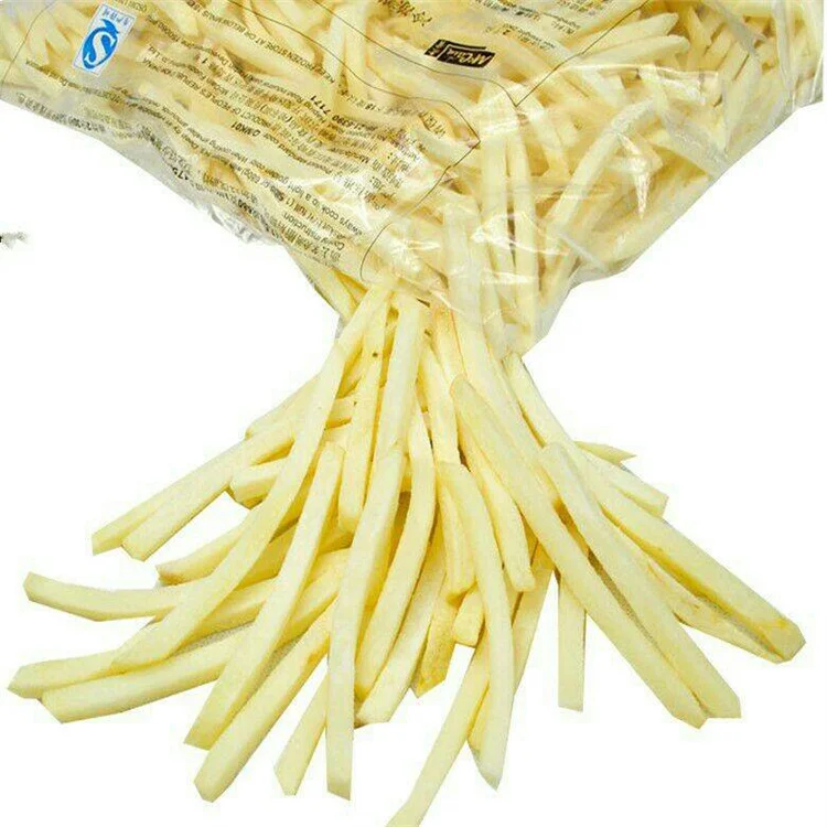 Frozen French Fries IQF Potato French Bulk Style Chip 10 10 mm Frozen Potato Chips Semi-finished Prefrying Potato Chips For Sale