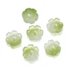 Glass spacer beads - green
