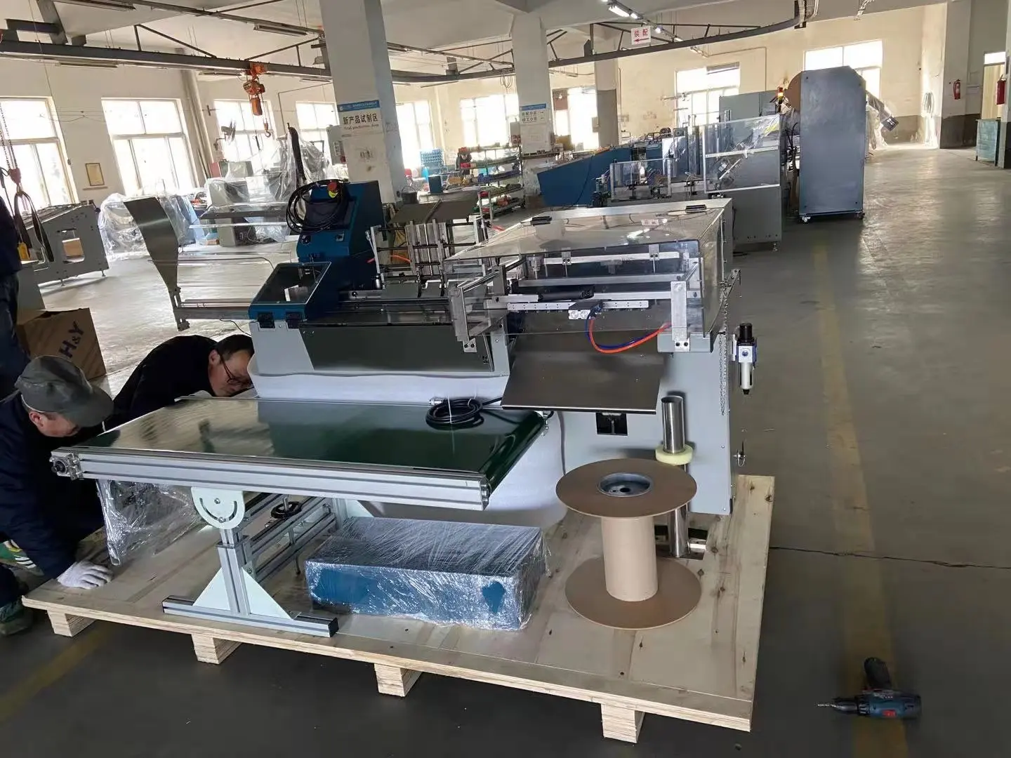 CB420 Semi Automatic Double Loop Notebook Spiral Wire Coiling Book Binding Machine Price