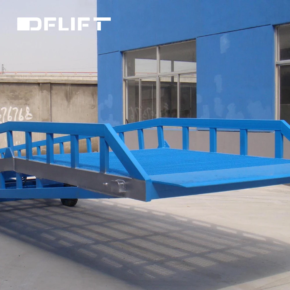 DFLIFT Factory Mobile Loading Container Ramp 10000kg