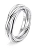 6MM --- three rings silver