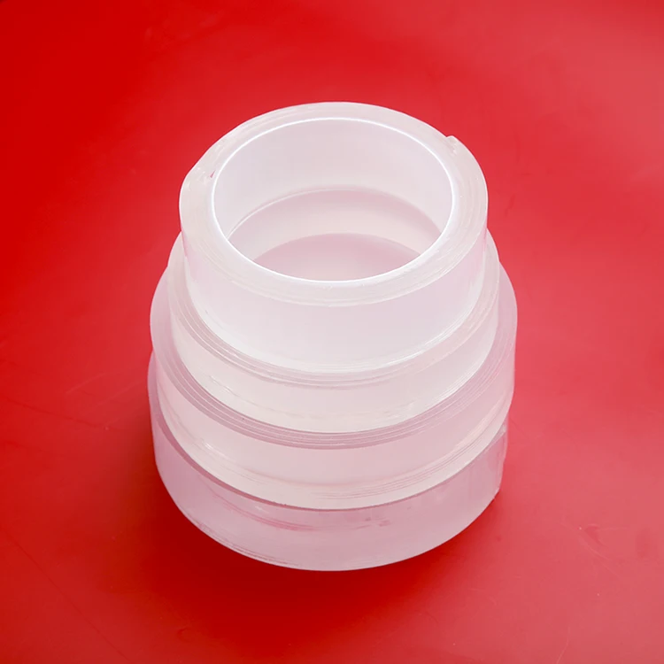 Double Sided Removable Mounting Tape Heavy Duty Strong Adhesive Clear Nano  Gel .