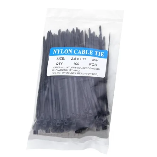 - 100mm Nylon Cable Zip Ties Various Sizes bag of 100