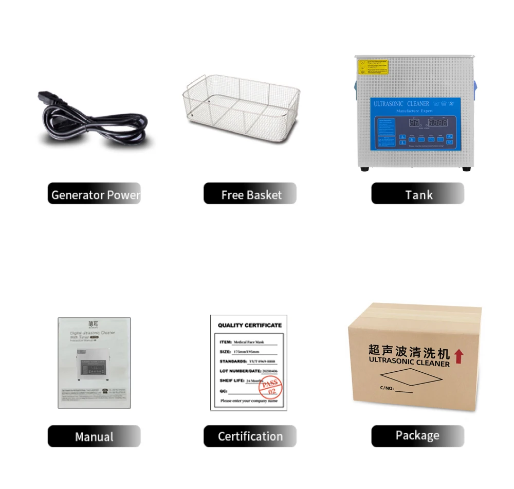 Tullker 4.5l Ultrasonic Cleaner Tank Printhead Circuit Board Degas