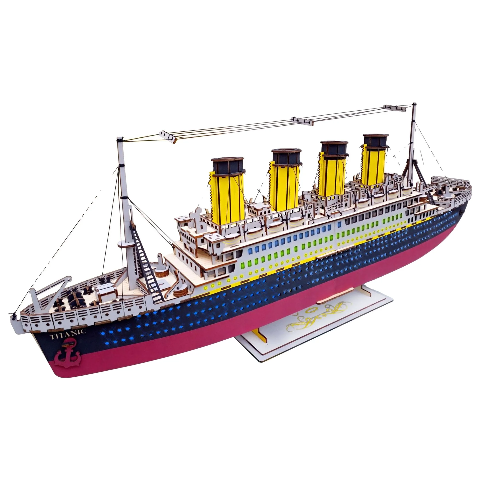 Professional Supply Exporters Hand-assembled Model Titanic Model Adult  Wooden 3d Jigsaw Puzzle - Buy 3d Wooden Crafts,Toy Puzzle 3d Game,Titanic  Puzzle Product on 